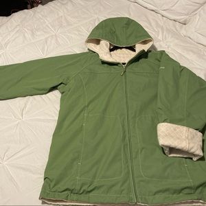 Izod Jacket Womens XL reversible Rain Jacket